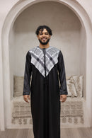 Palestinian Style Emirati Thobe with Shemagh / Keffiyeh / Imamah Design
