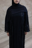 Couture Glam Abaya - Midnight Sky