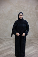 Couture Glam Abaya - Midnight Sky
