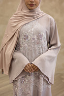 Stone Embellished Glam Abaya - Lavender