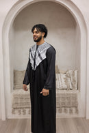 Palestinian Style Emirati Thobe with Shemagh / Keffiyeh / Imamah Design