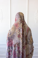 New Printed Chiffon Hijab - Rosewood Elegance