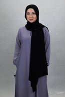 CLEARANCE SALE Sawda Textured Crepe Abaya (Muave) [SIZE 54] - 56