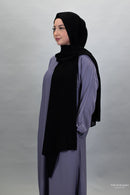 CLEARANCE SALE Sawda Textured Crepe Abaya (Muave) [SIZE 54] - 56