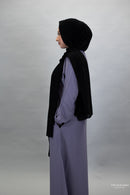 CLEARANCE SALE Sawda Textured Crepe Abaya (Muave) [SIZE 54] - 56
