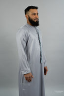 Sample Sale - Emirati Thobe - Wolf Grey Different Shade (Display Item)