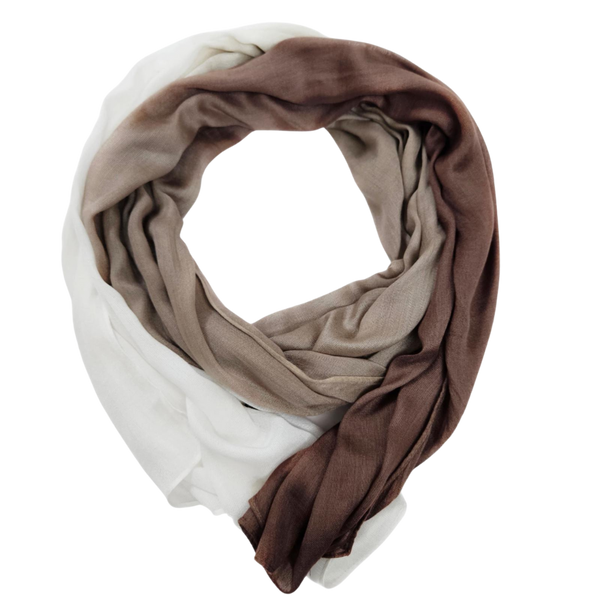 Ombre Viscose Modal Hijab Woodland (Crunch)