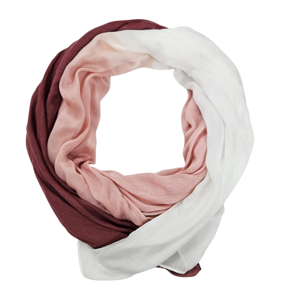 Ombre Viscose Modal Hijab (Berry Tie Dye)