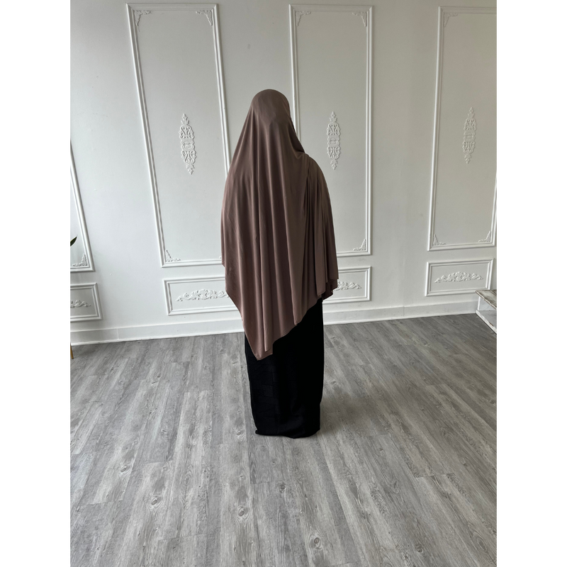 Cream Latte Jersey Hijab
