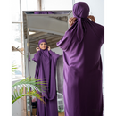 Aisha  Two Piece Jilbaab (Purple)