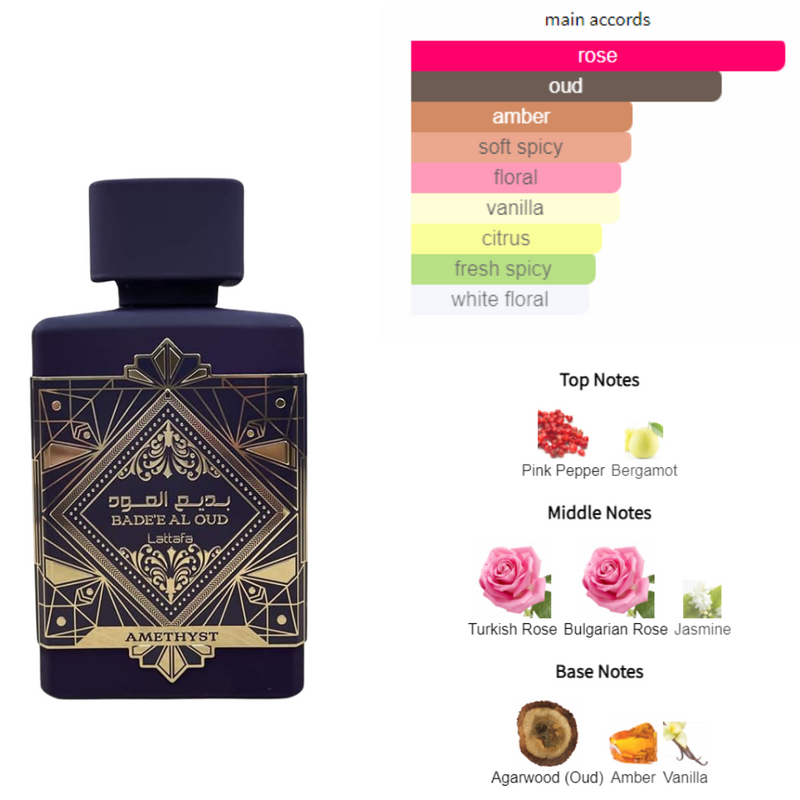 Lattafa Badee Al Oud Amethyst Eau de Parfum