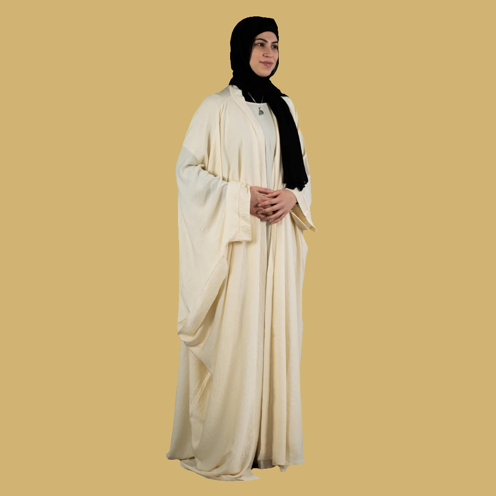 Slip Dress and Loose Fit Abaya (Sunrise) 52 / Beige