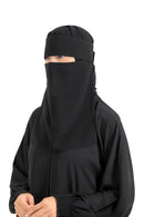 BedoonEssm Niqab | Eye Cover | Single Elastic - 7MNR