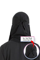 BedoonEssm Niqab | Eye Cover | Single Elastic - 7MNR