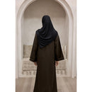Luxury Linen Abaya (Lisbon Brown)