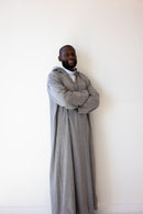 Moroccan Milifa Hoodie - Gray