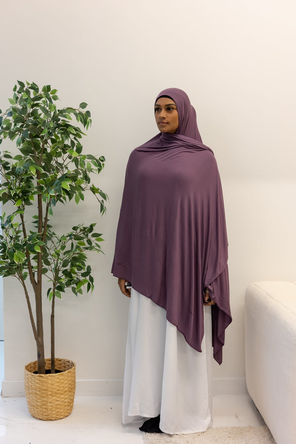 Jersey XL Hijab - Dusty Rose