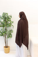Jersey XL Hijab - Expresso Brown