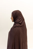 Jersey XL Hijab - Expresso Brown