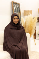 Jersey XL Hijab - Expresso Brown