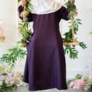 Mini Muslimah Kids Girls Abaya (Eggplant Purple)