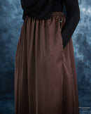 Nida Flowy Skirt - Brown