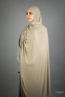 Jersey XL Hijab (Sugar Cookie)