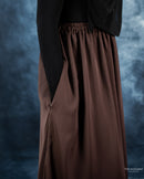 Nida Flowy Skirt - Brown