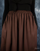 Nida Flowy Skirt - Brown