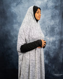 Women's Salah Prayer Garment Grey and Black CLEARANCE SALE