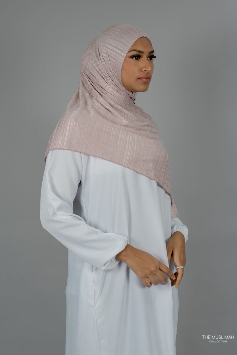 Pale Blush Cotton Stretch Hijab