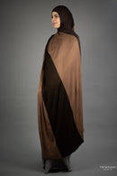 Jersey XL Hijab - Two Toned Choco Mocha