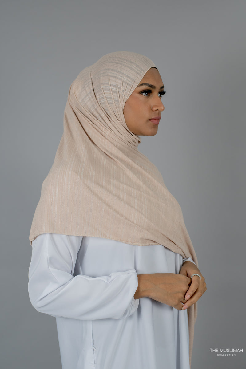 Butter Cream Cotton Stretch Hijab