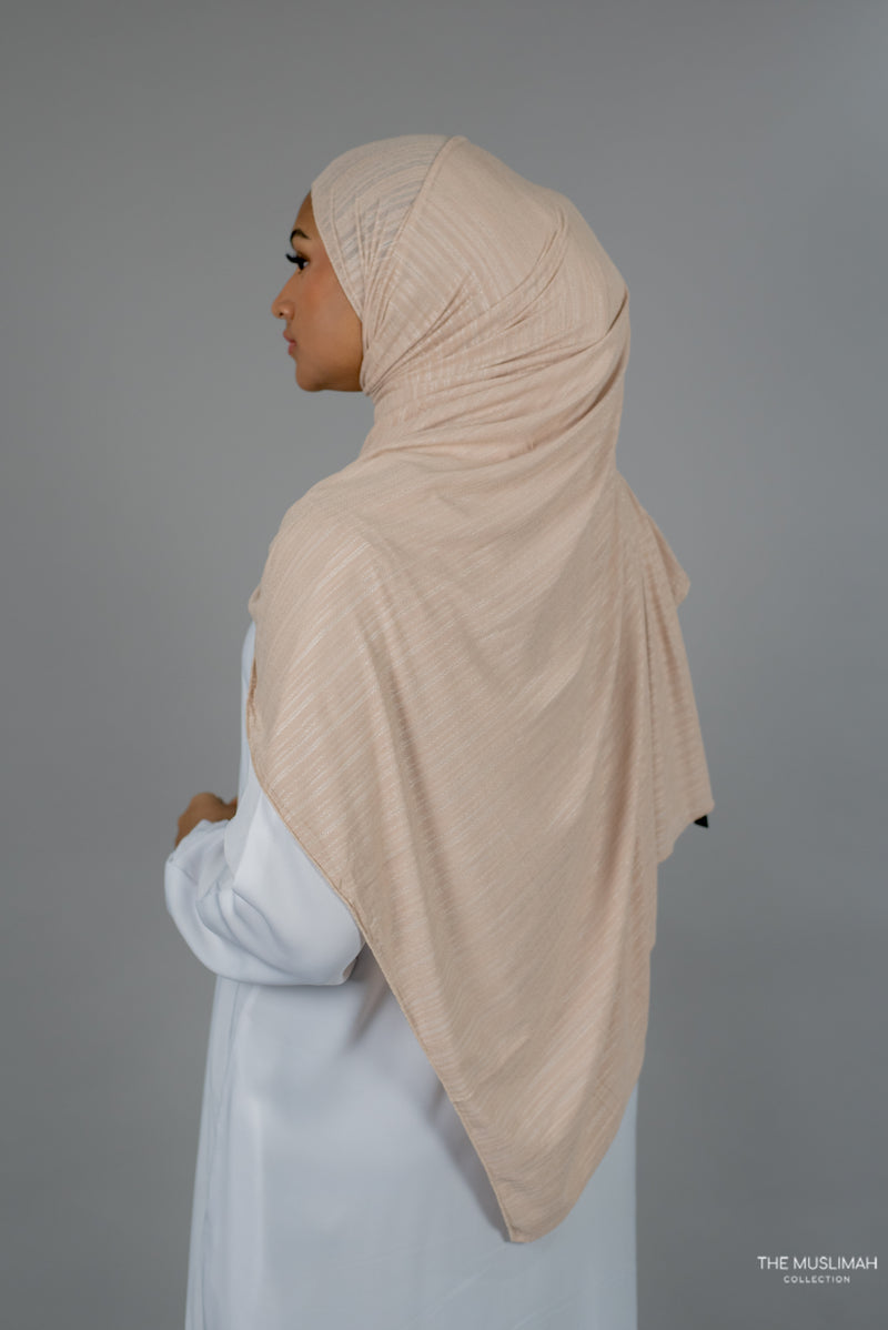 Butter Cream Cotton Stretch Hijab