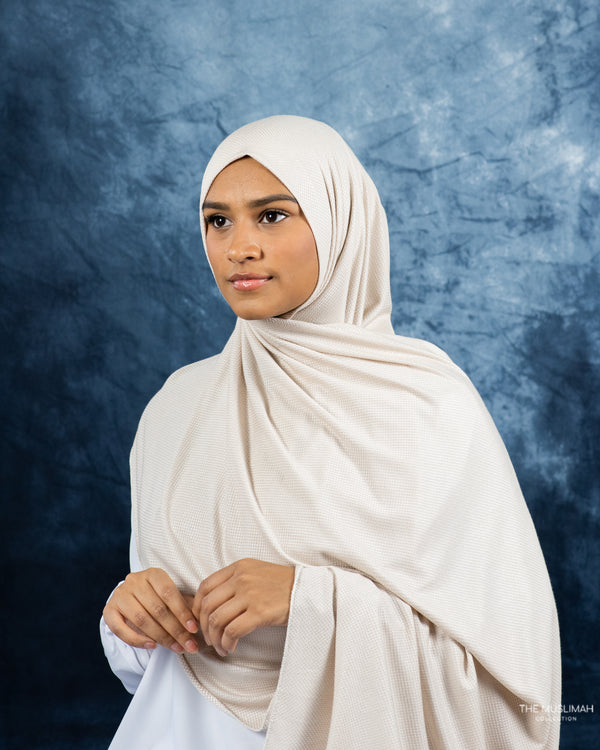 Stretch Hijab Ivory