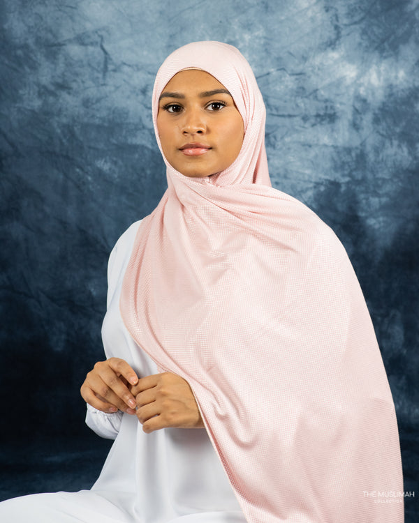 Stretch Hijab Rose Blush