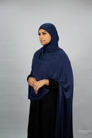 Jersey XL Hijab (Navy Blue)