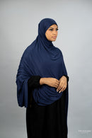 Jersey XL Hijab (Navy Blue)