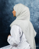 Viscose Modal Hijab (Light Grey Superior)
