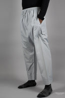 Men's Thobe Pants with Pockets - Light Grey