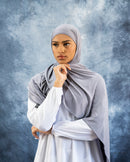 Jersey Hijab (Wolf Grey)
