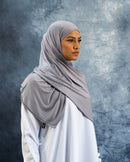 Jersey Hijab (Wolf Grey)