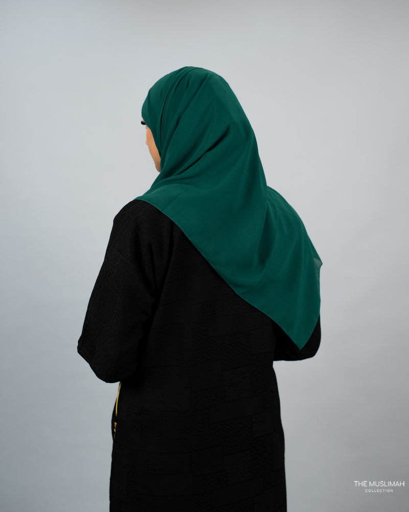 Emerald Green Chiffon Hijab