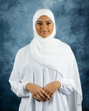 White Chiffon Hijab