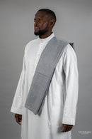 Silver Fox - Kashmiri Men’s Scarf/ Shawl/ Imamah/ Keffiyah