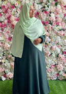 Hafsa Abaya (Forest Green - Plus Size)