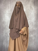 Two in One Niqab Khimar (Acorn)