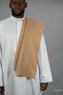Warm Tan - Kashmiri Men’s Scarf/ Shawl/ Imamah/ Keffiyah