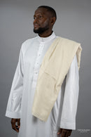 Almond - Kashmiri Men’s Scarf/ Shawl/ Imamah/ Keffiyah